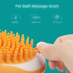 Dog Cat Bath Brush 2-in-1 Pet SPA Massage Comb