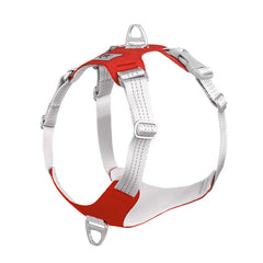 Breathable and reflective pet chest harness traction rope