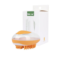 Dog Cat Bath Brush 2-in-1 Pet SPA Massage Comb